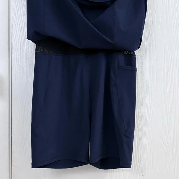 Sweaty Betty Zip-Up Dark Blue Dress Size 8-10 - Picture 11 of 15